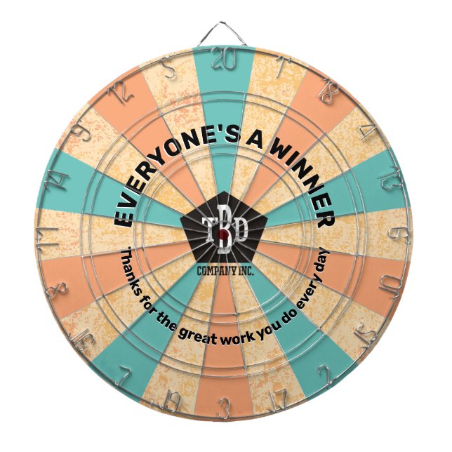Employee recognition engagement prize dart board (Front)