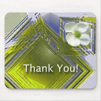 Employee Recognition Floral Design Mouse Pad