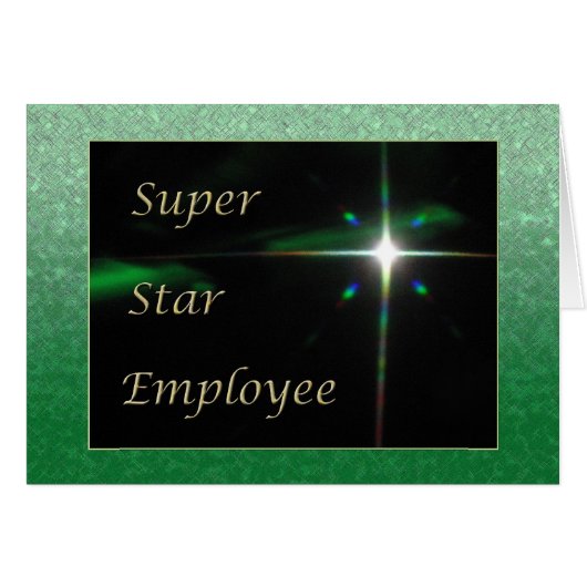Employee Recognition Super Star Employee (Front Horizontal)