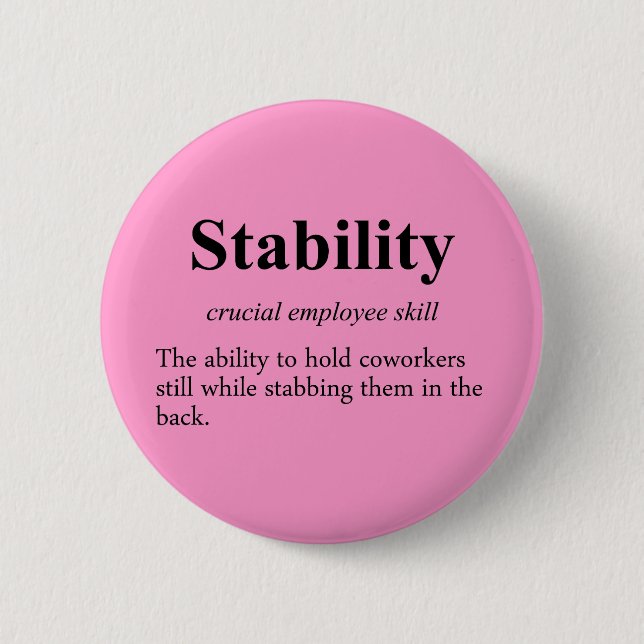 Employee stability is an important metric (2) button (Front)