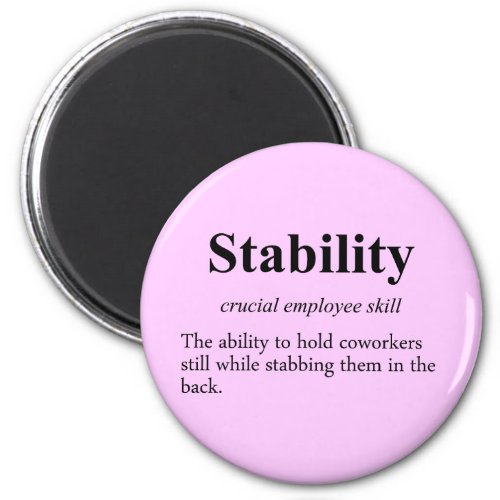 Employee stability is an important metric 2 magnet