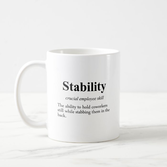 Employee stability is an important metric (2) coffee mug