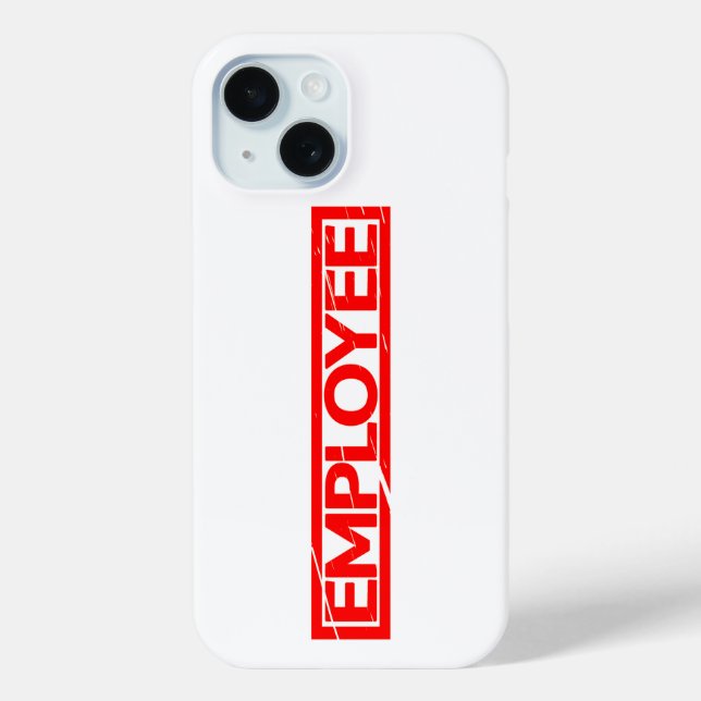 Employee Stamp Case-Mate iPhone Case (Back)