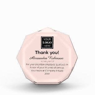 Employee Thank you appreciation gift Acrylic Award