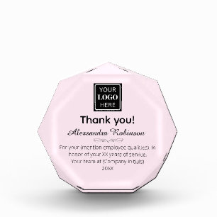 Employee Thank you appreciation gift Acrylic Award