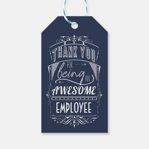 Employee Thank You Appreciation Gift Tags