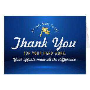 Employee Thanks, A Winner in Business & Life Cards