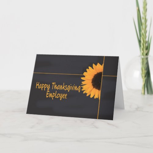 Employee  Thanksgiving Card
