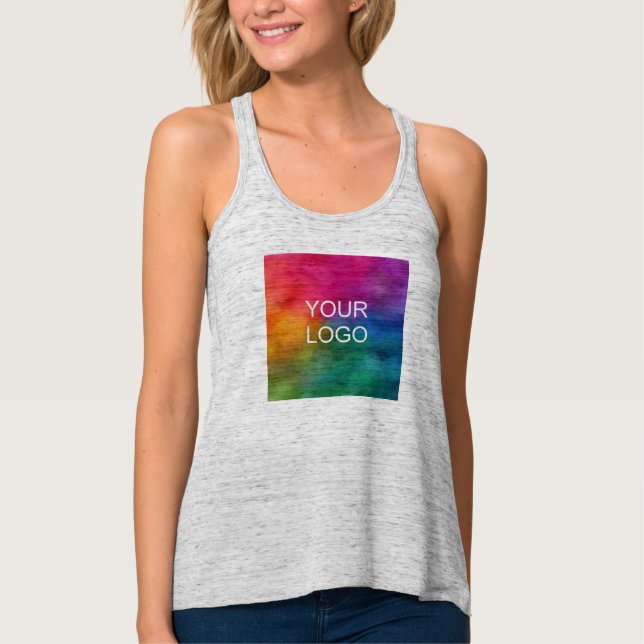 Employee Women's Racerback Slim Fit Business Logo Tank Top (Front)