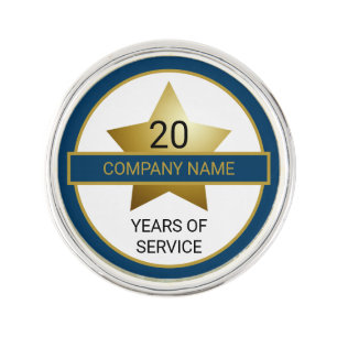 Employee Years of Service Lapel Pin