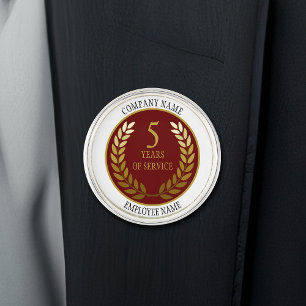 Employee Years of Service Lapel Pin