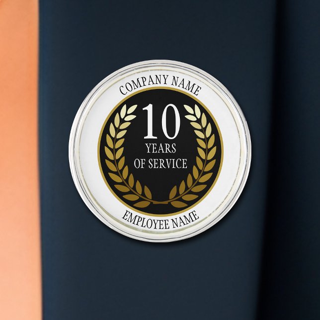 Employee Years of Service Lapel Pin (Creator Uploaded)
