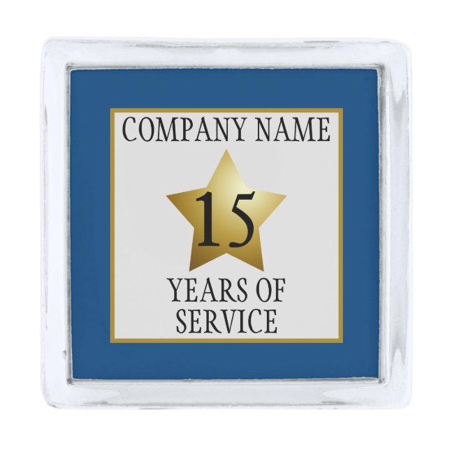 Employee Years of Service Lapel Pin (Front)