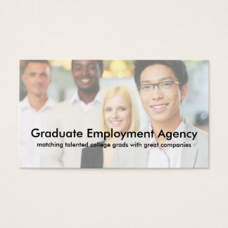 employment agency business card cards