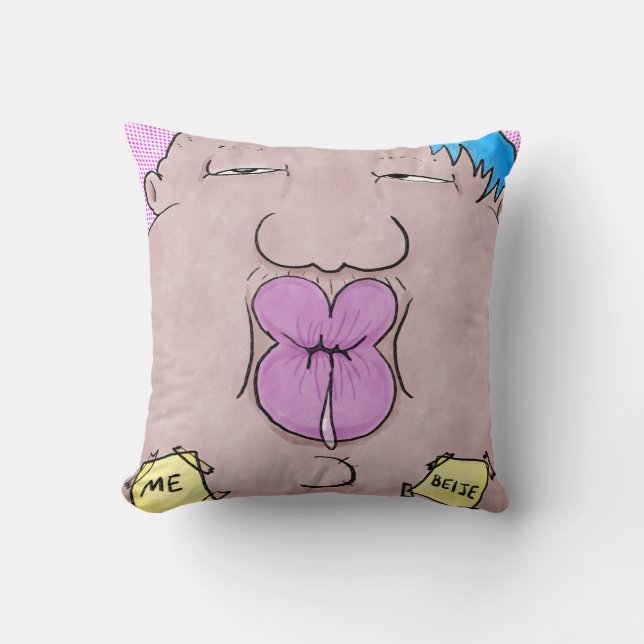 Empoderada cushion “Kisses Me” Front/Verse 40.6cm (Front)
