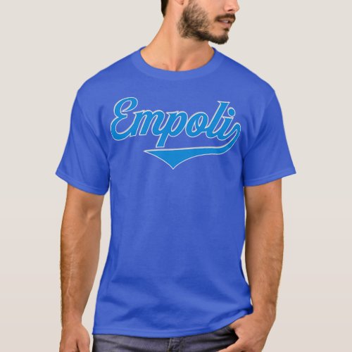 Empoli Italy Italian City Vintage Sports Typograph T_Shirt