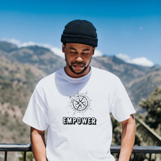 EMPOWER 3d text design  T-Shirt (Creator Uploaded)