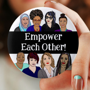 Empower Each Other   Women's Day Pins