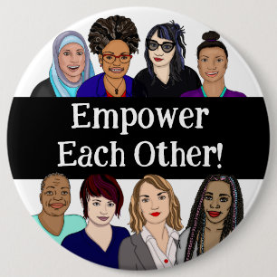 Empower Each Other Women's Day Pins