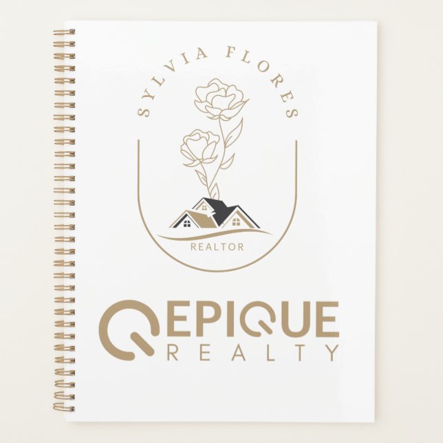 Empower- Epique Realty Spiral Gold Planner (Front)