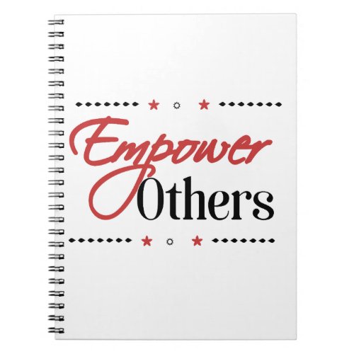 Empower Others Spiral Photo Notebook