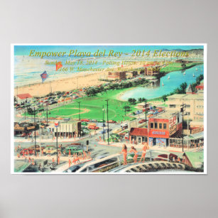 Empower Playa del Rey – 2014 ¼ Inch Border Poster