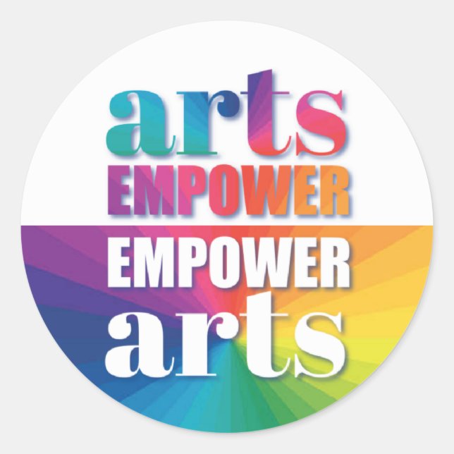 EMPOWER The Arts Stickers (Front)