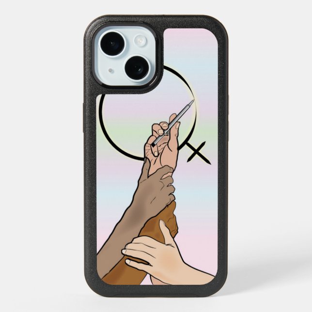 Empower Women- Women International Day  iPhone 15 Case (Back)