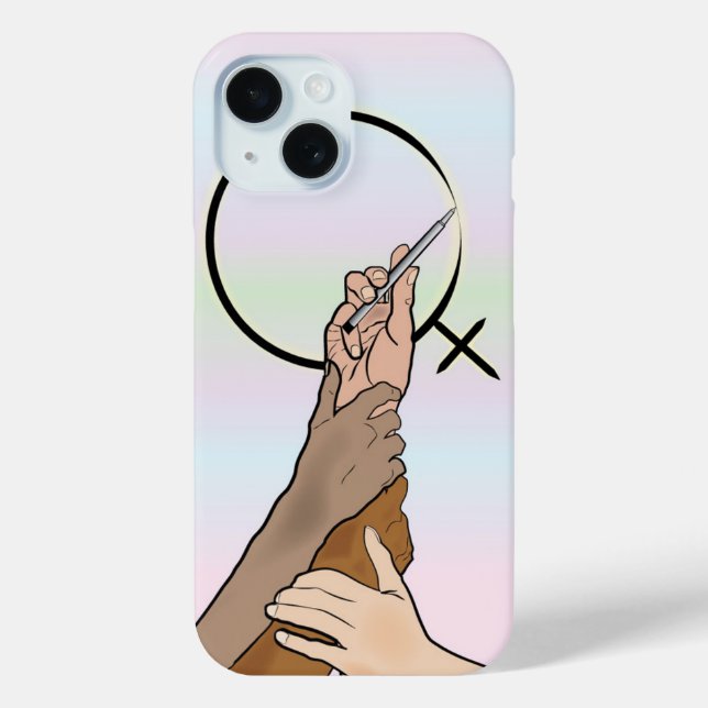 Empower Women- Women International Day iPhone Case (Back)