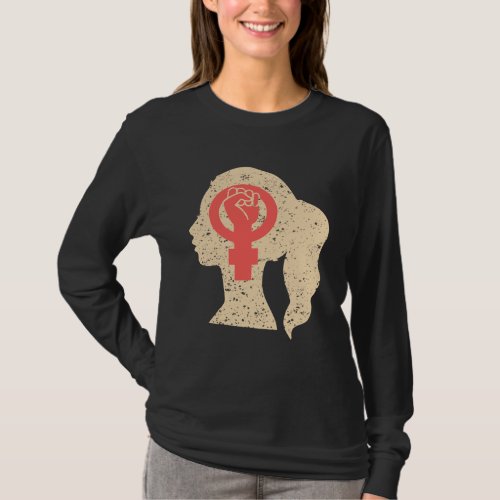 Empower Womens March Feminist Symbol Equality Pro T_Shirt