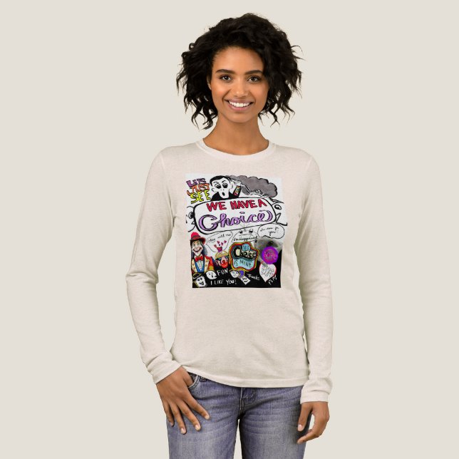 Empower Your Choices: Expression of Indivuality Tri-Blend Shirt (Full Front)