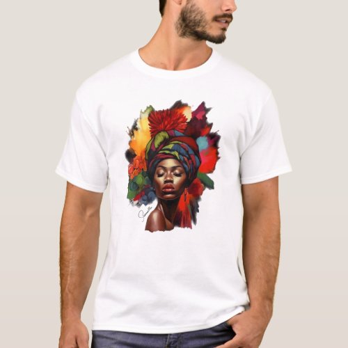 Empowered African_American Woman T_Shirt