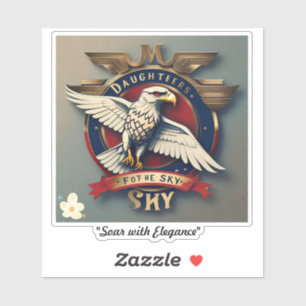 "Empowered Aviatrix" Sticker