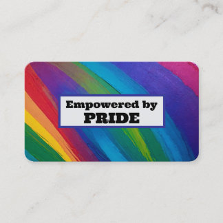 Empowered By PRIDE Business Card