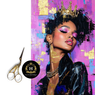 Empowered Feminist Queen Decoupage Tissue Paper