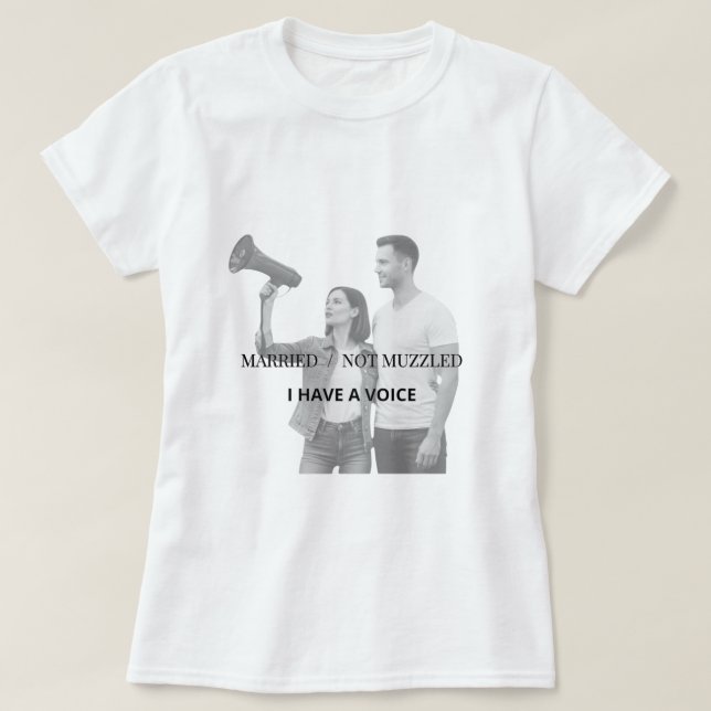 Empowered & Married – Feminist T-Shirt for  Wives (Design Front)