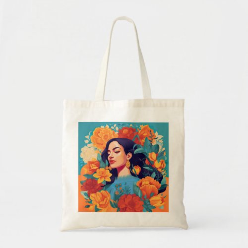 Empowered Mexican_American Woman Tote Bag