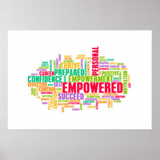 Empowered or Empowerment of Self as a Concept Poster