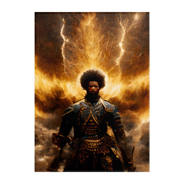 Empowered Tribe of Judah Acrylic Print (Front)