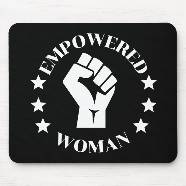 Empowered Woman Mouse Pad (Front)