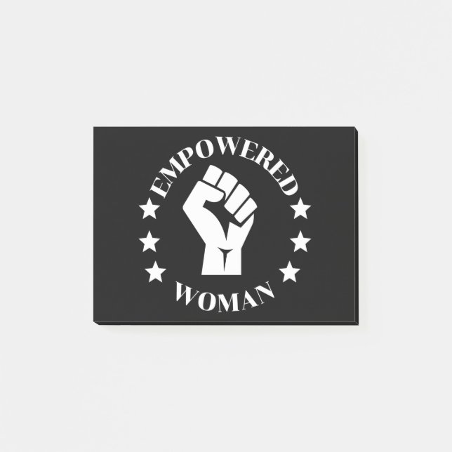 Empowered Woman Post-it Notes (Front)