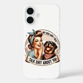 Empowered Woman - Retro Girl Vibes iPhone 16 Case