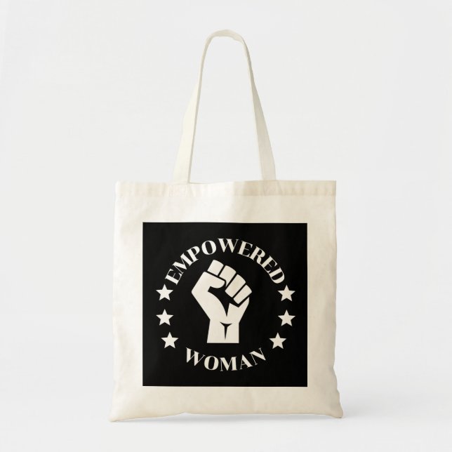 Empowered Woman Tote Bag (Front)