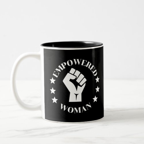 Empowered Woman Two_Tone Coffee Mug