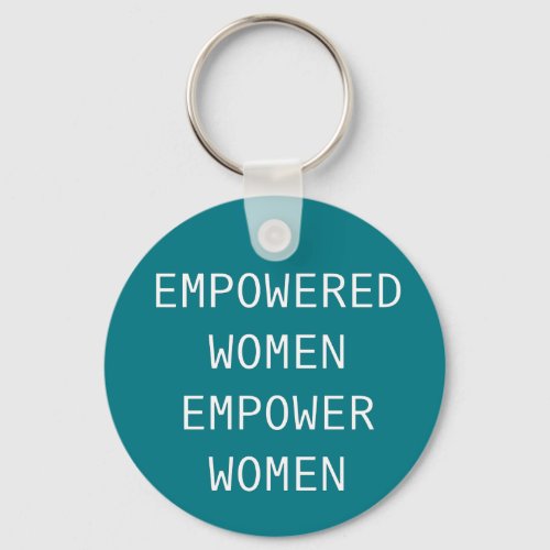 Empowered Women Empower Cool RBG Keychain