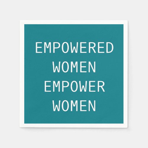Empowered Women Empower Cool RBG Napkins