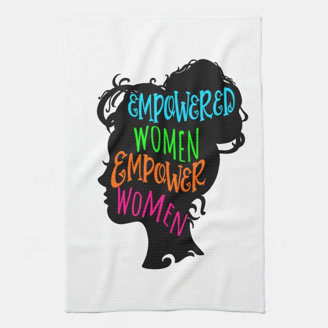 Empowered Women Empower Women Kitchen Towel (Vertical)