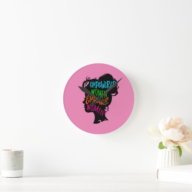 Empowered Women Empower Women Round Clock (Home)