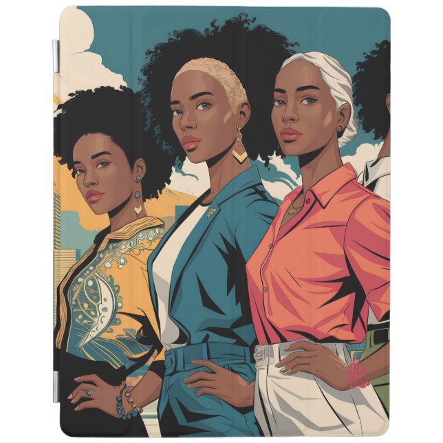 Empowered Women in Urban Fashion iPad Smart Cover (Front)