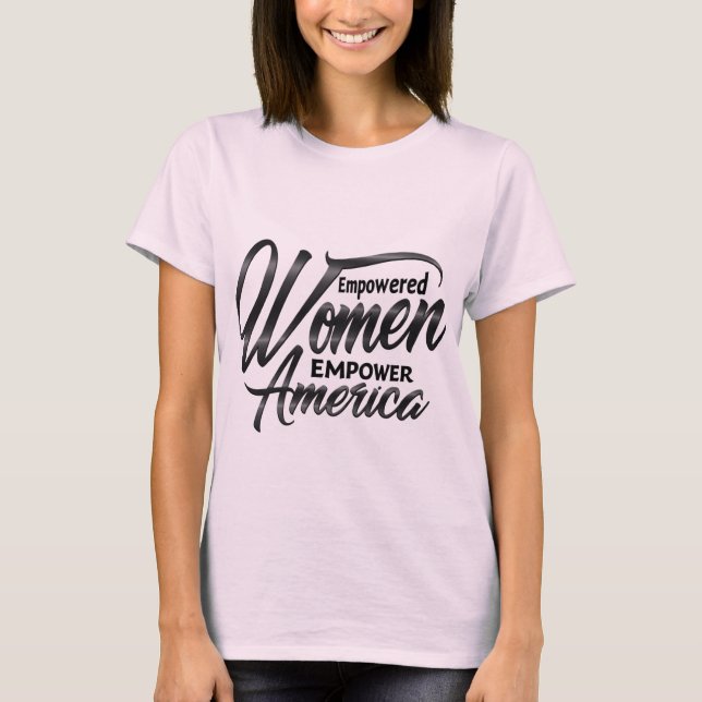 Empowered Women Patriotic Tee (Front)